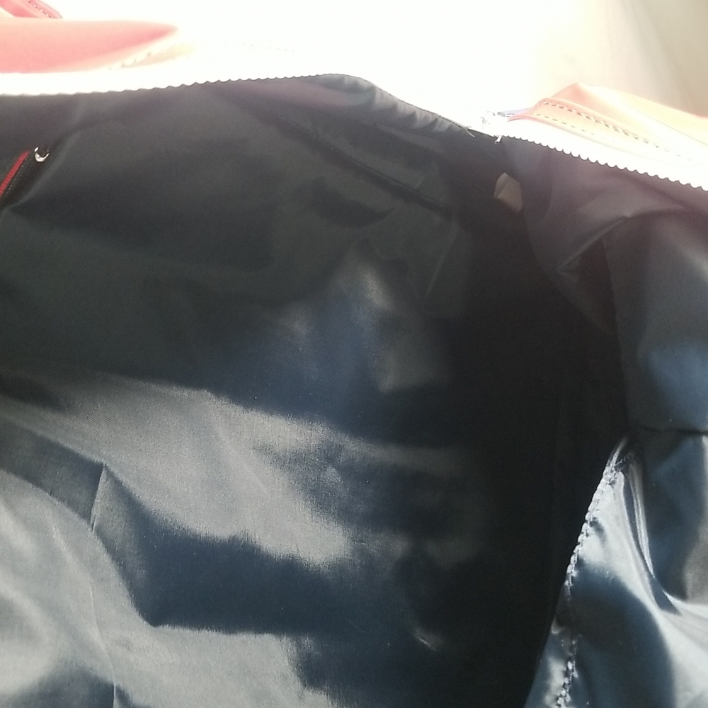 TOMMY HILFIGER RED NYLON BACKPACK - Picture 4 of 8